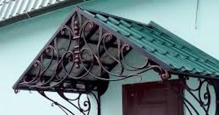 Козырьки из металлочерепицы от 1768 рублей в Тольятти - ООО "НАВЕС СТРОЙ"