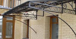 Кованные навесы к дому в Тольятти по доступной цене | ООО "НАВЕС СТРОЙ" от 2079 рублей